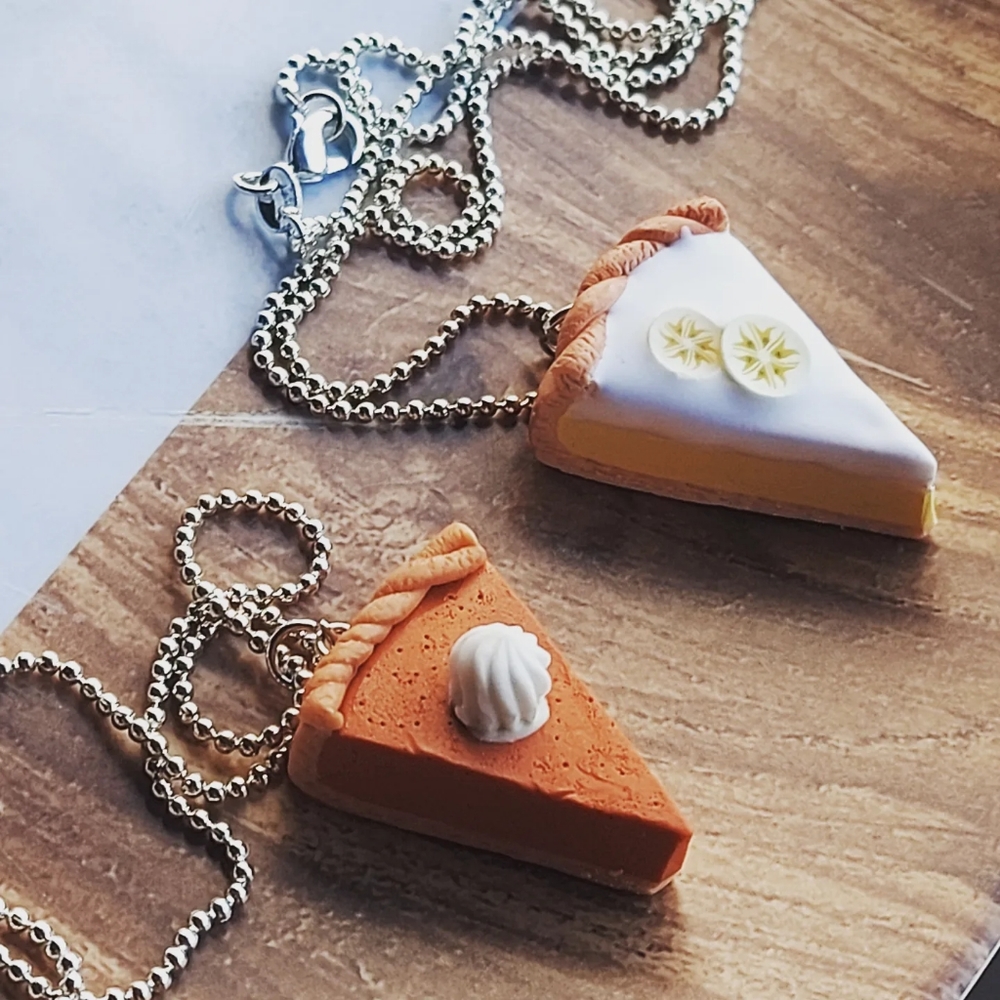 Banana Cream Pie Necklaces